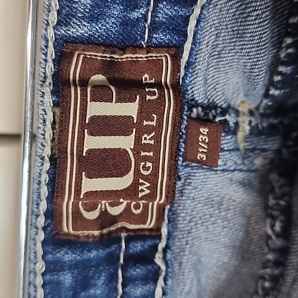 Cowgirl Up denim jeans size 31x34 bootcut - Picture 3 of 11